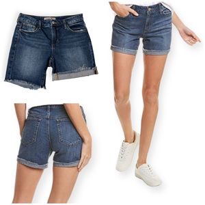 Joe’s Jeans Bermuda Mid-rise Cut off Jean Shorts Size 29